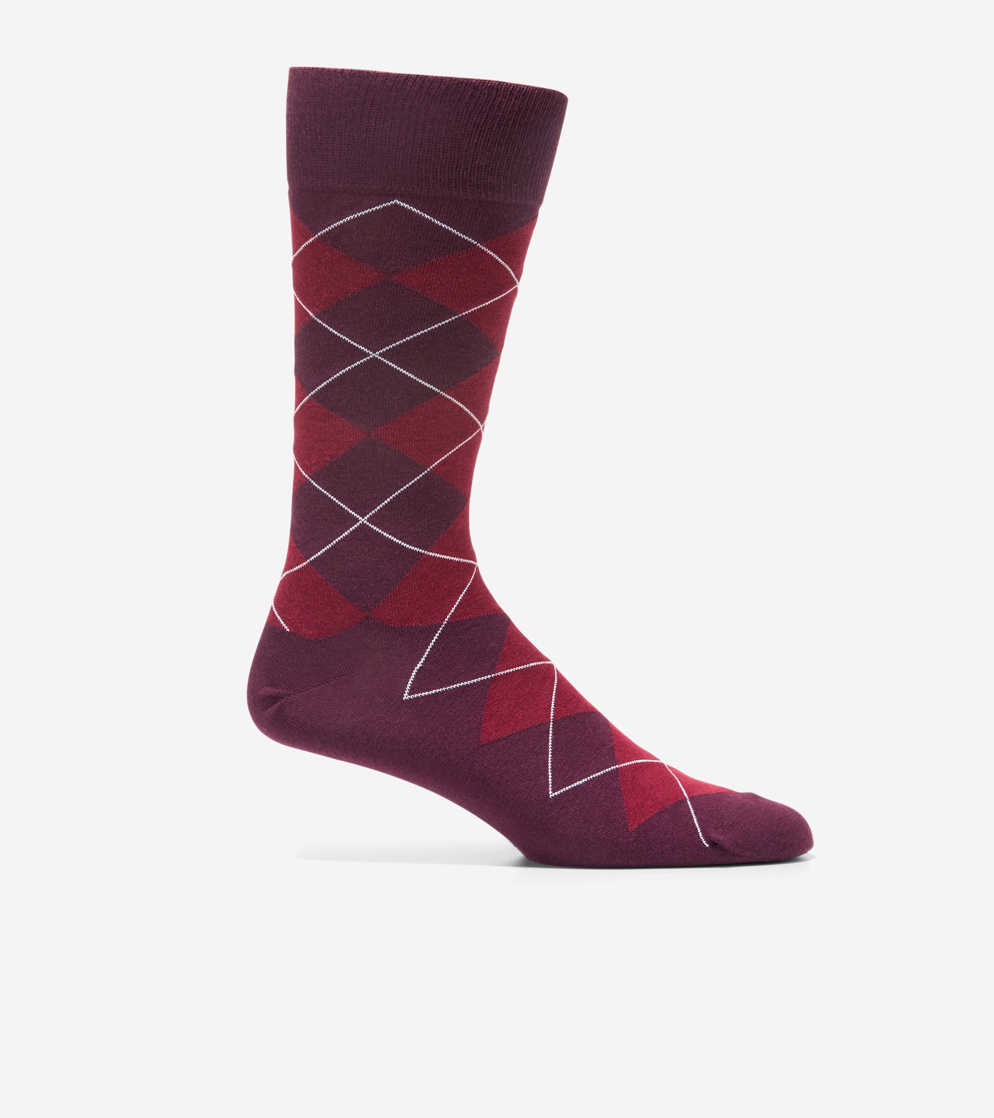 Men's Classic Argyle Dress Crew Socks