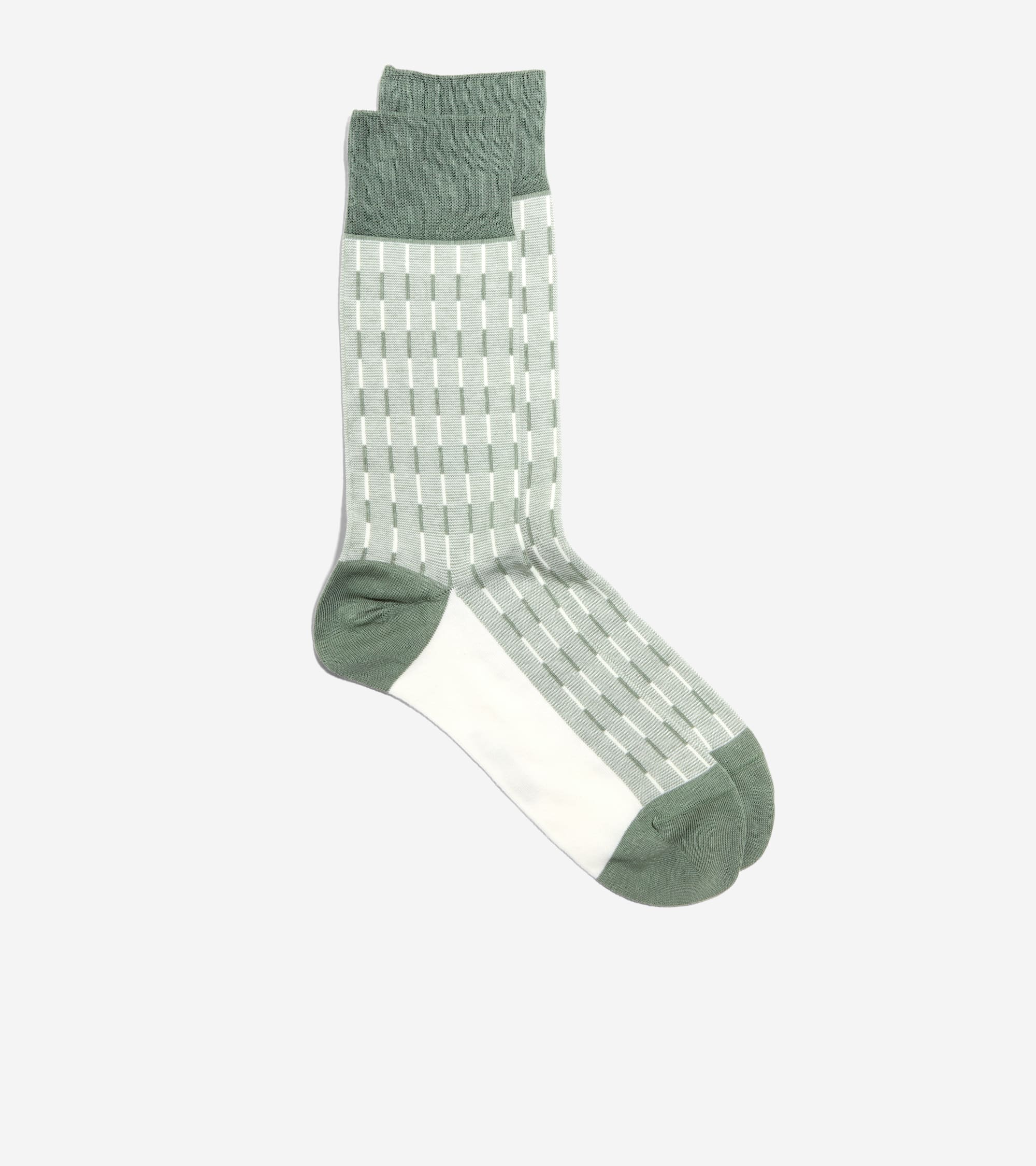 Men's Mod Stripe Dress Crew Socks - Image 2