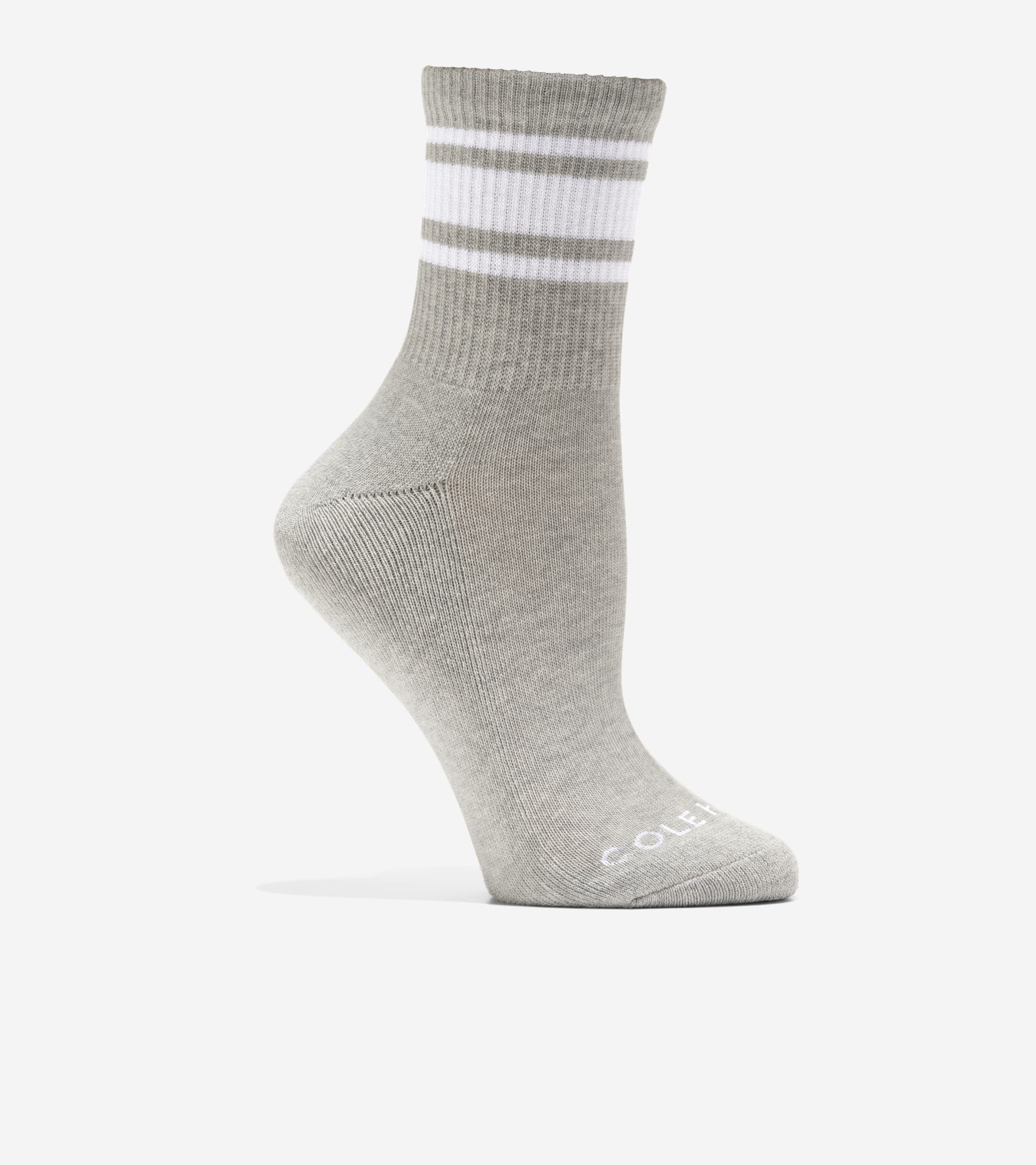 Women's Ribbed Mid Crew Socks