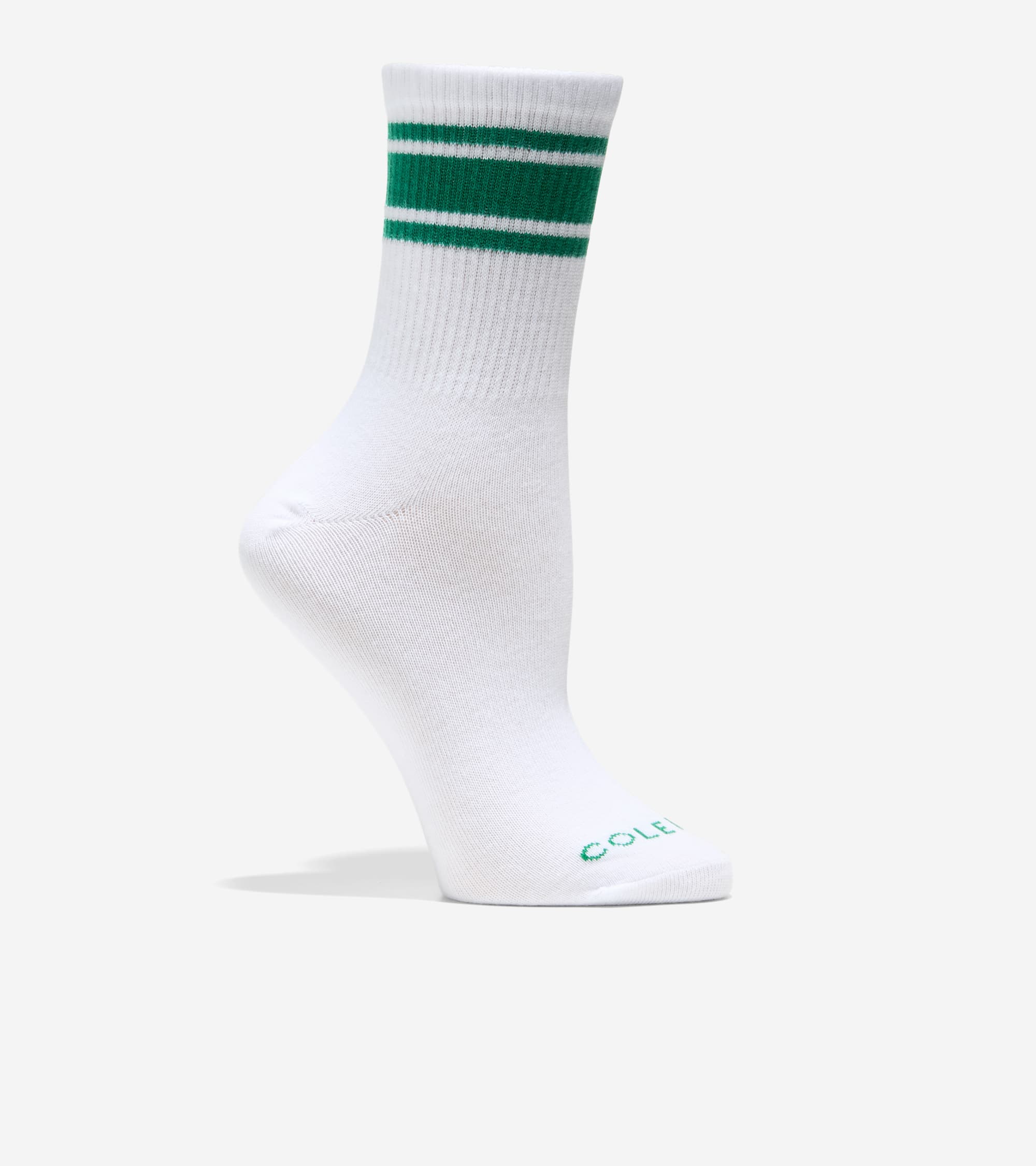 Women's Varsity Stripe Mid Crew Socks - Image 2