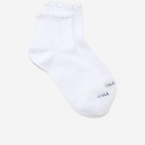 Women's 2-Pair Ruffle Quarter Ankle Socks