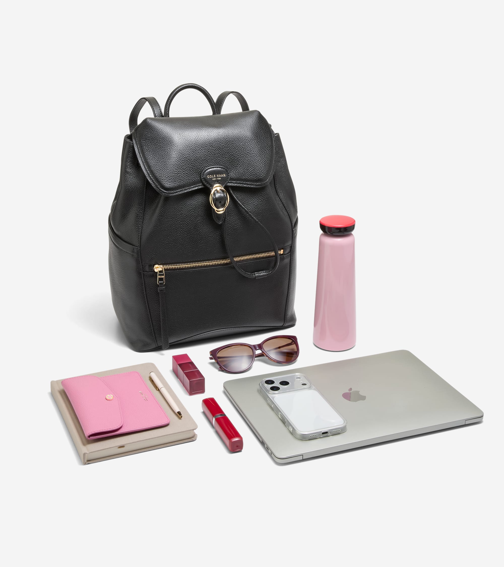 Women's Alexandria Flap Medium Backpack - Image 6