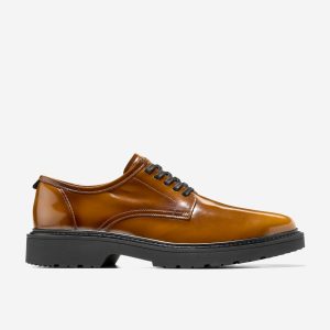 Men's Broome Grand Lug Sole Plain Toe Oxfords