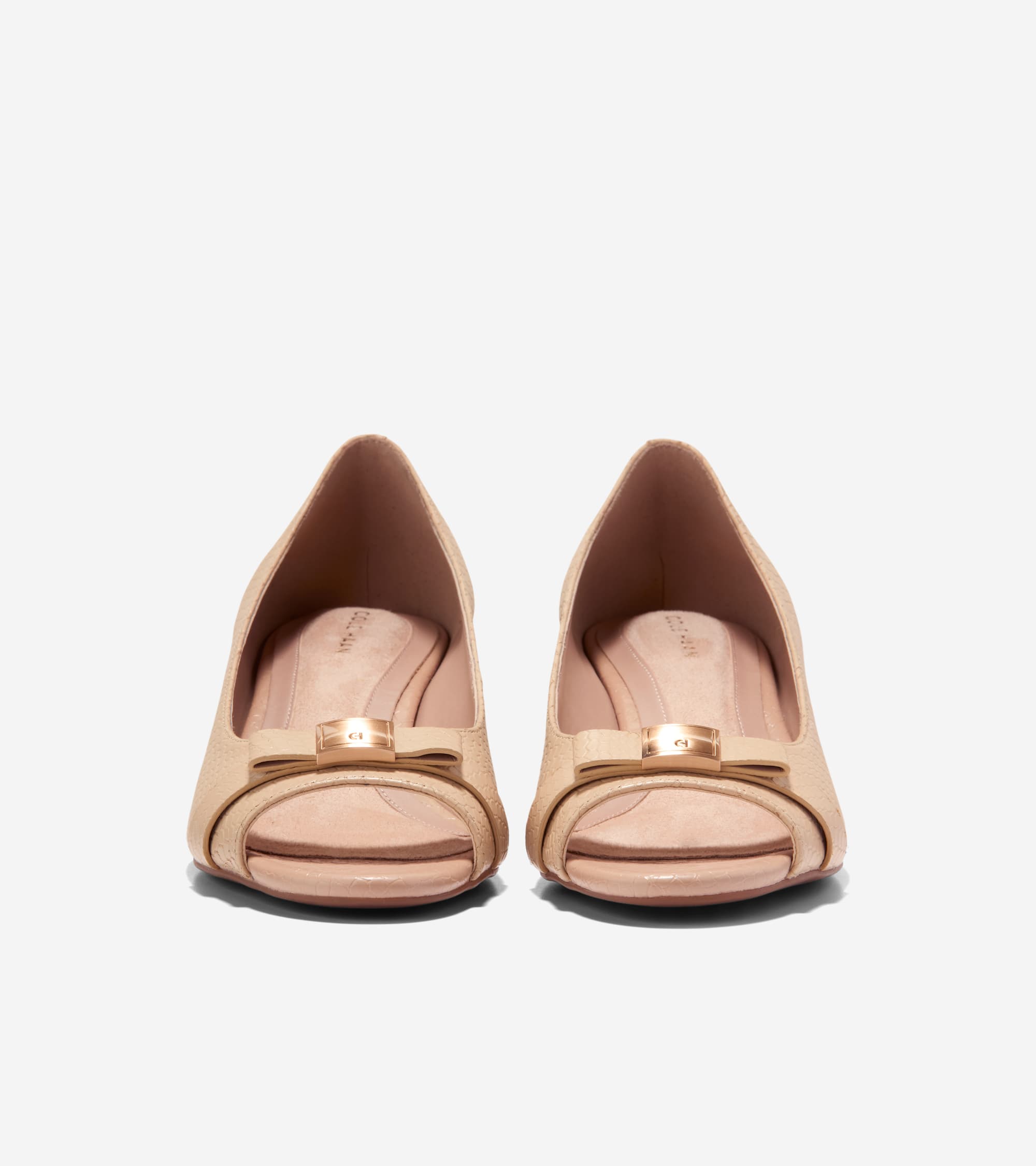 Women's Go-To Malta Peep Toe Bow Wedges - Image 2