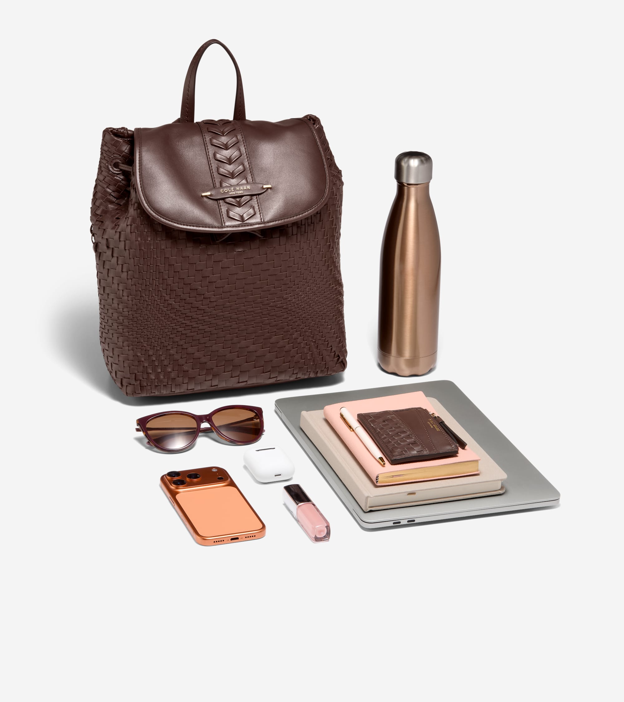 Women's Isabella Woven Backpack - Image 3