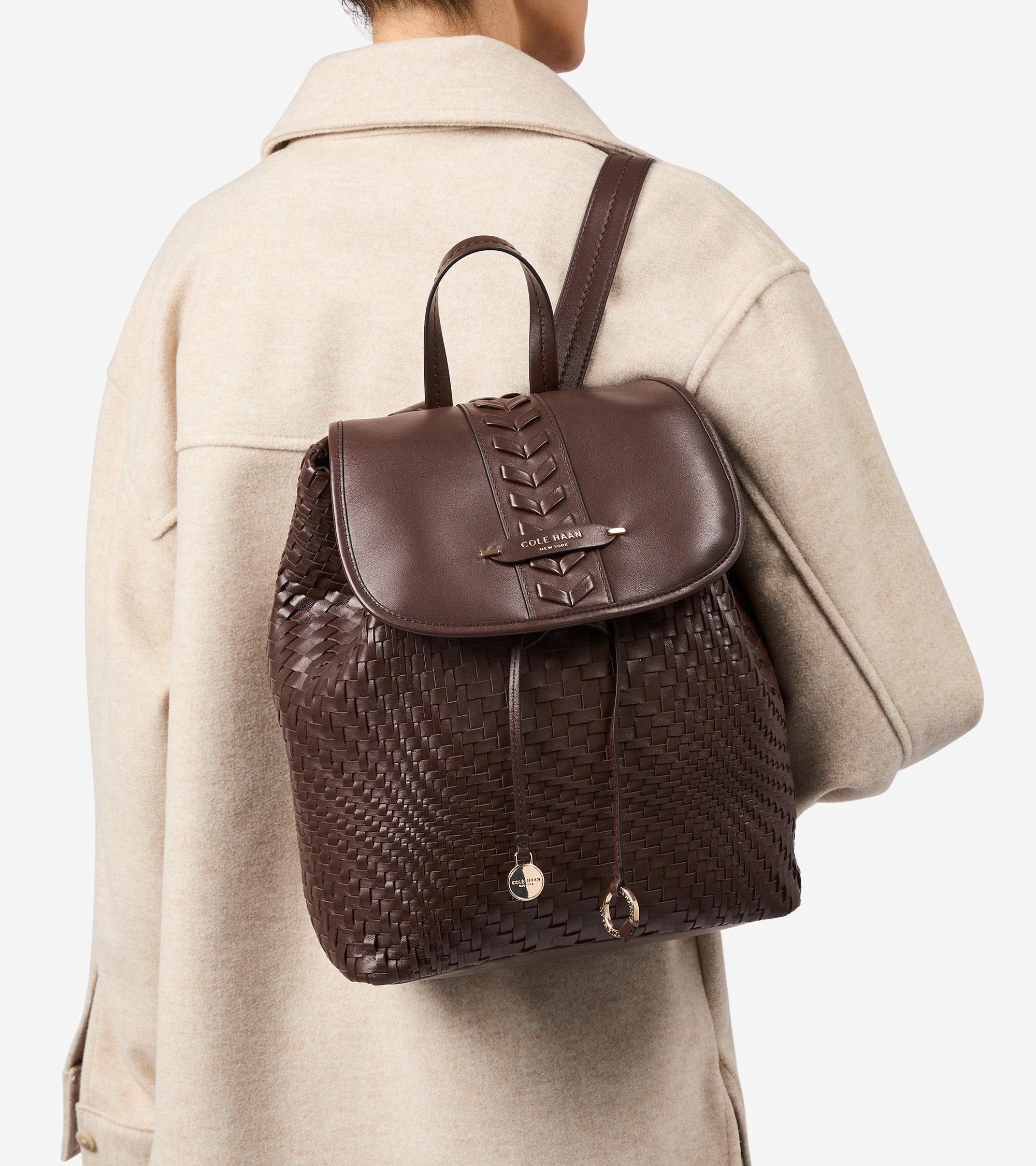 Women's Isabella Woven Backpack - Image 8