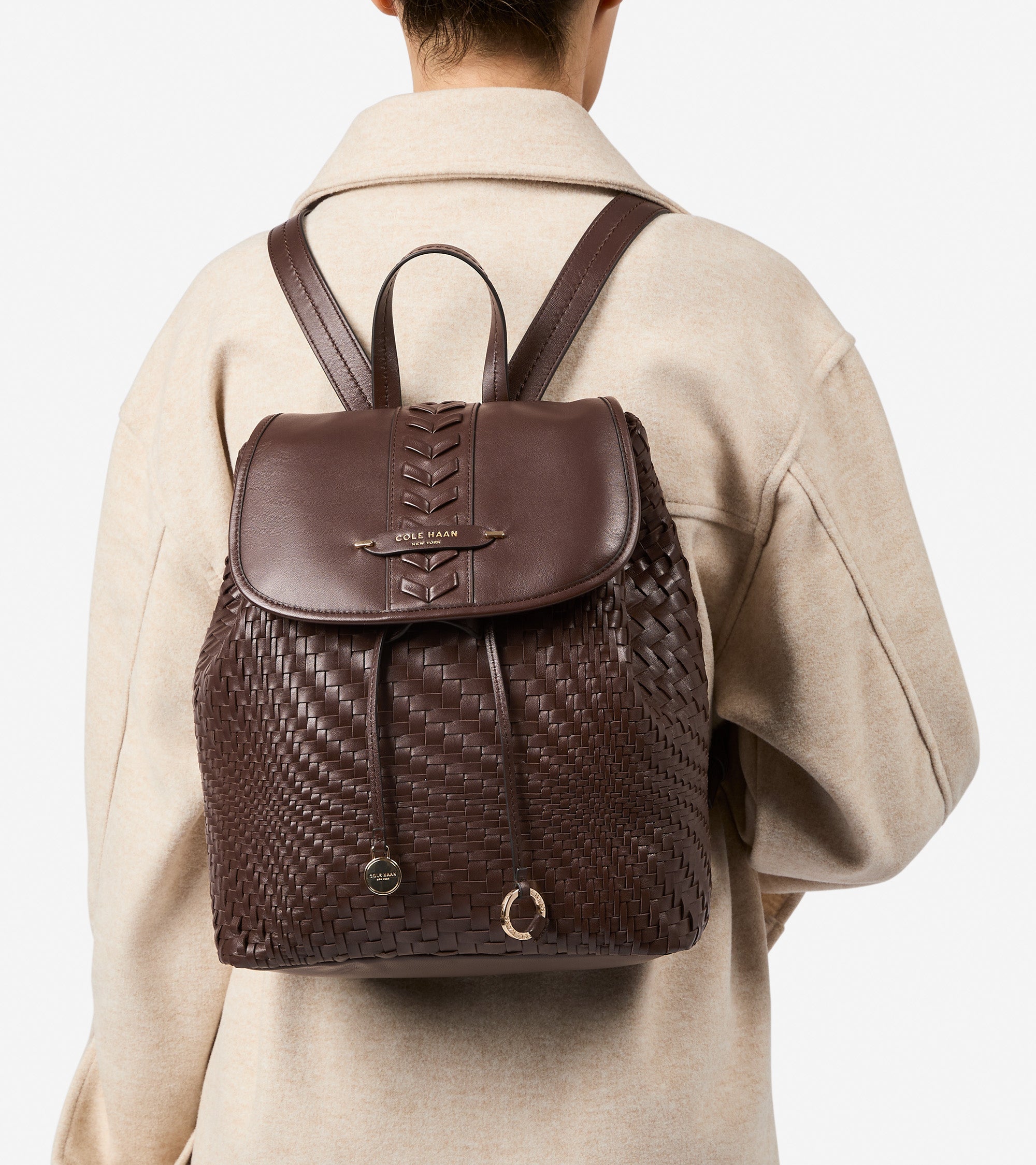 Women's Isabella Woven Backpack - Image 6
