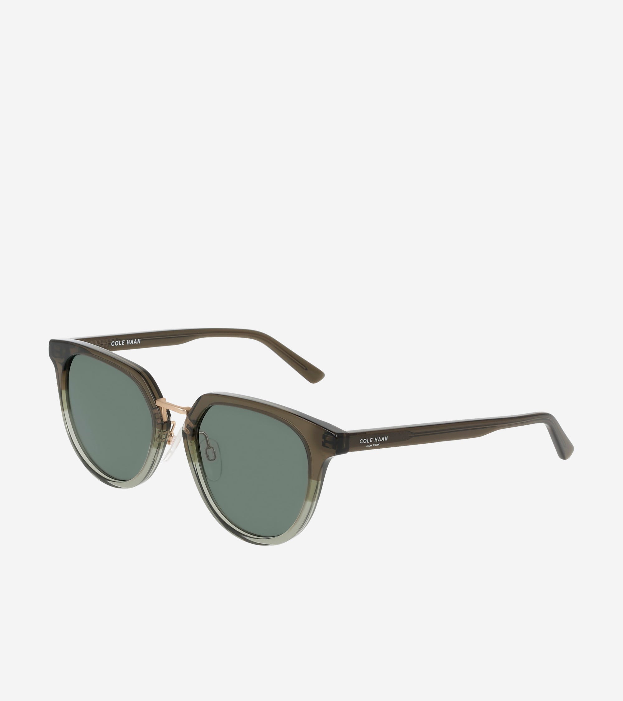 Men's Modern Elevated Round Sunglasses