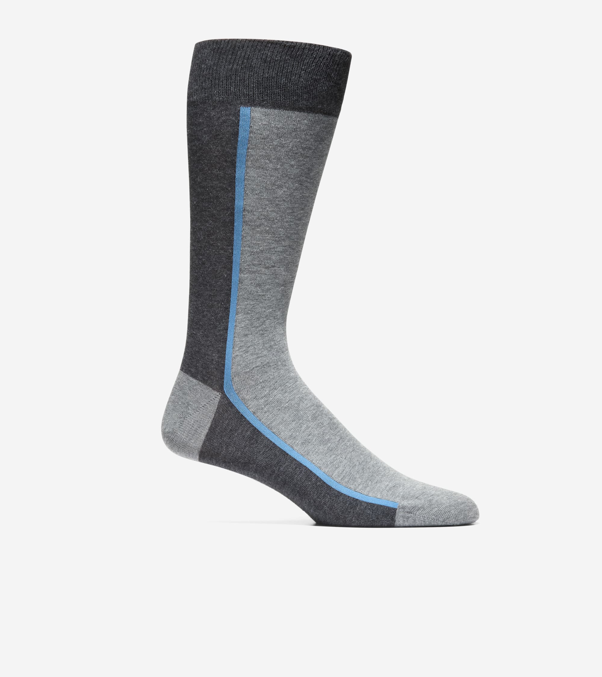 Men's Stripe Colorblock Dress Crew Socks