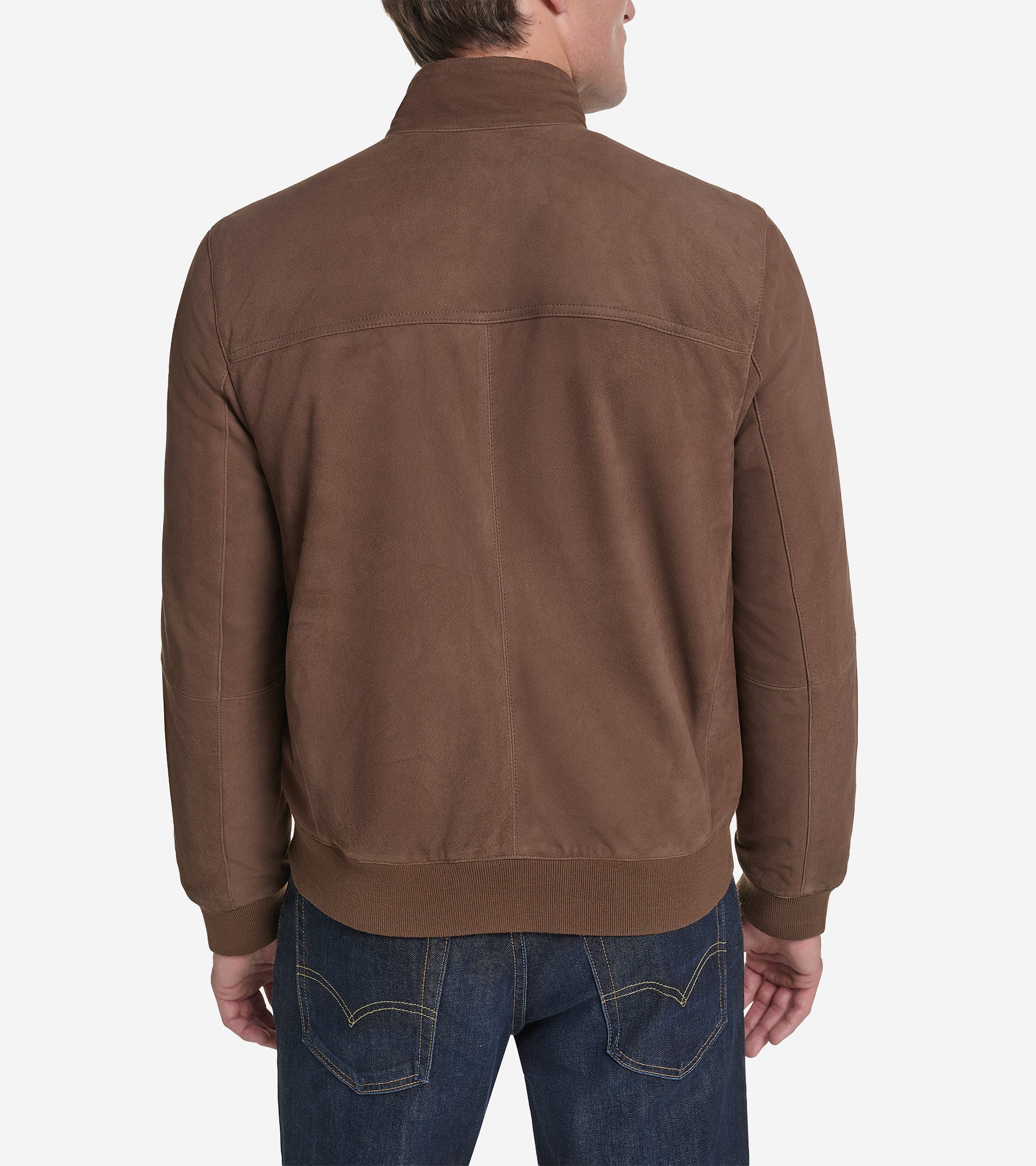 Men's Suede Harrington Jacket - Image 2