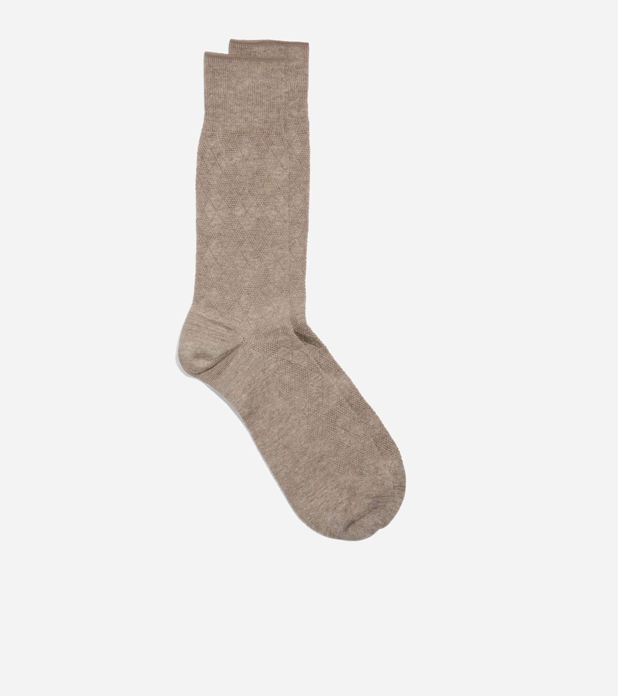Men's Tonal Argyle Crew Socks - Image 2
