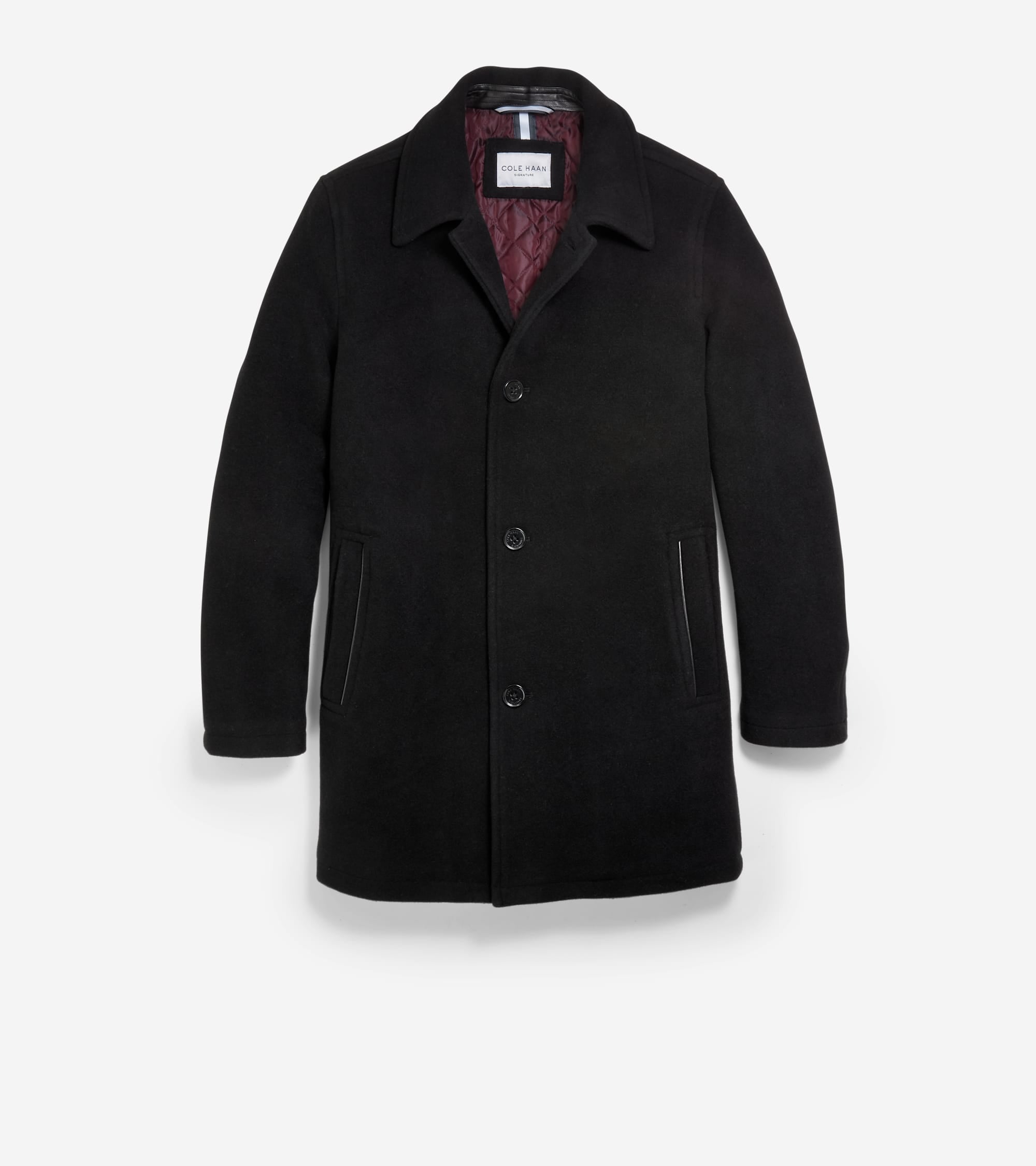 Men's Wool-Blend Car Coat - Image 2