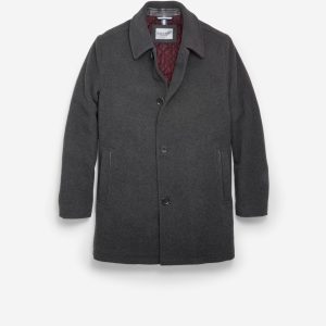 Men's Wool-Blend Car Coat