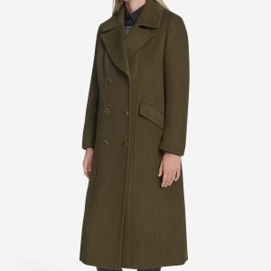 Women's Serge Twill Wool Coat