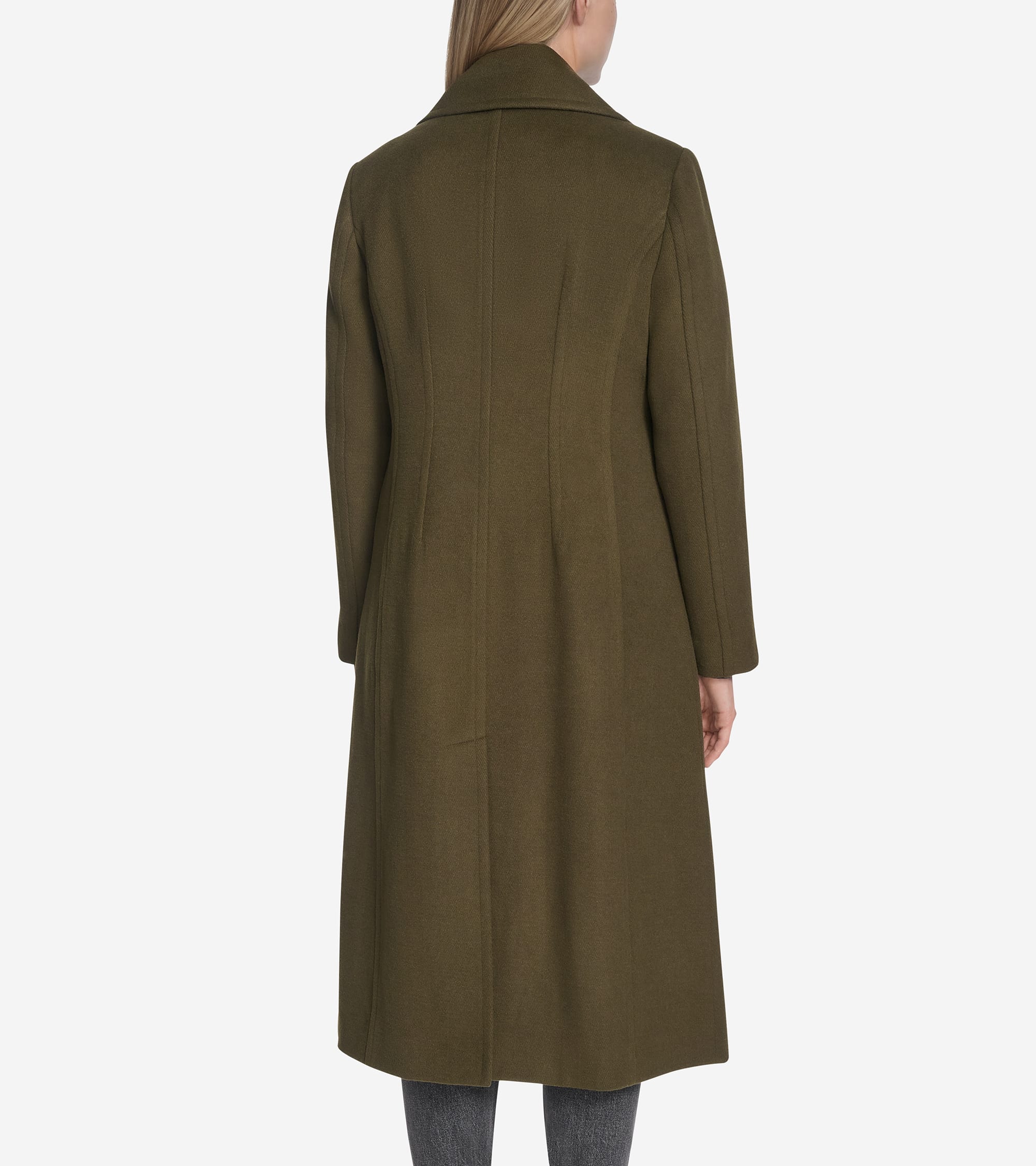 Women's Serge Twill Wool Coat - Image 2